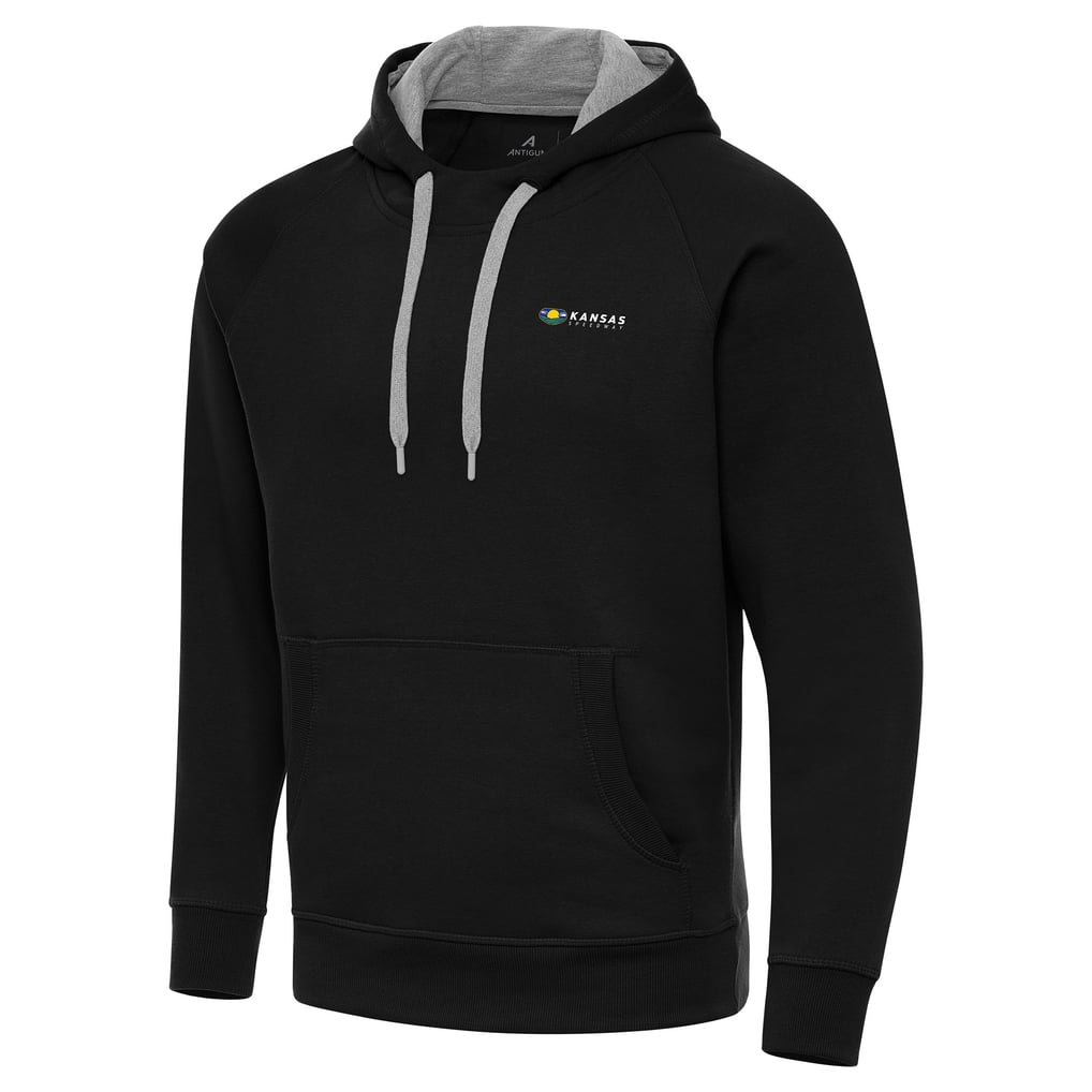  Kansas Speedway Antigua Victory Pullover Hoodie - Black